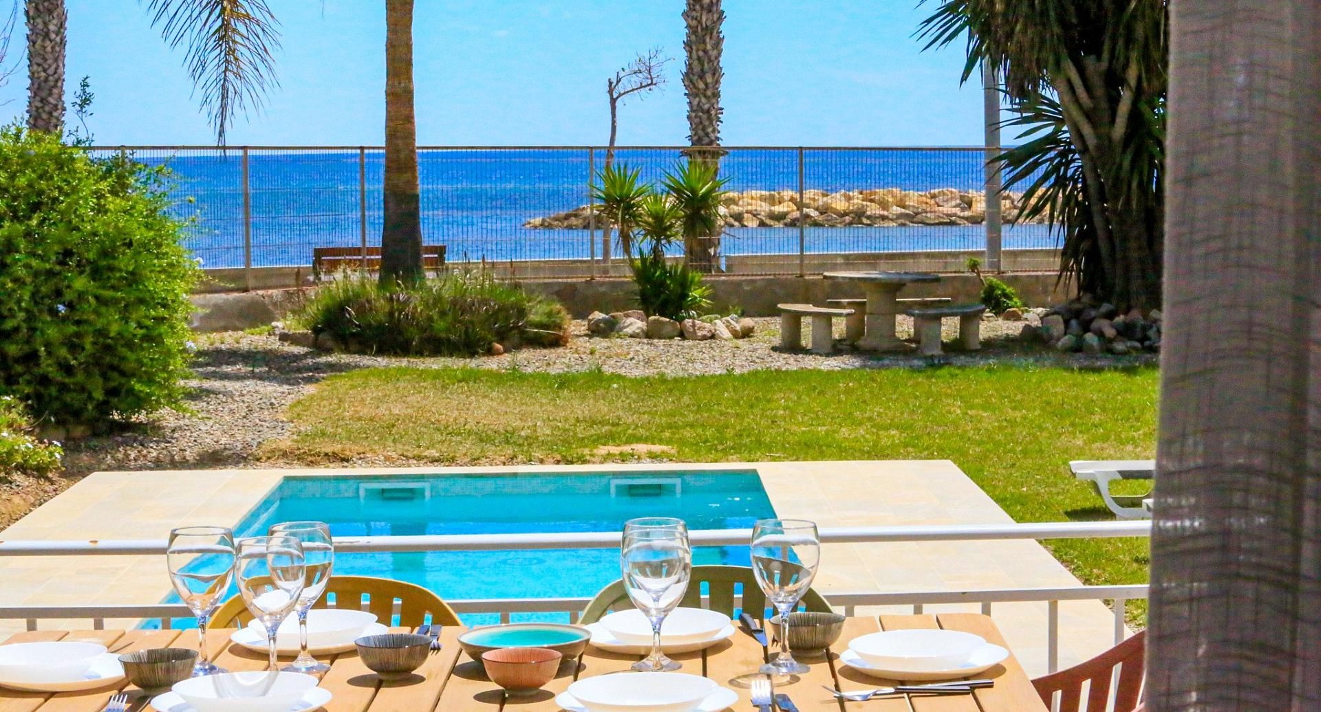 Alquiler vacacional en primera línea de playa en Cambrils